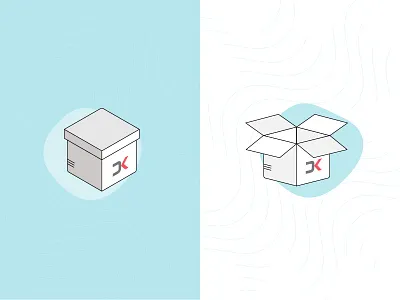 Digikala boxes boxes buy digikala flow illustrate order shop split