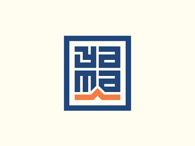 Project Yama blue ibm identity logo mountain orange yama
