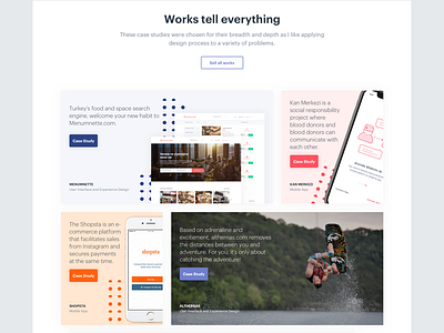 Works Tell Everything our personal portfolio website works