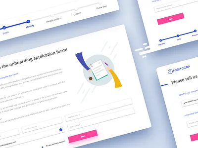 Forms design 2017 app application design forms illustration interface material onboarding saas ui ux web
