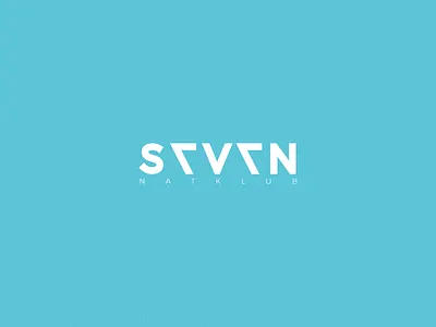 Seven - Nightclub art art director branding design first shot graphic identity logo negative space nightclub rebrand rebranding