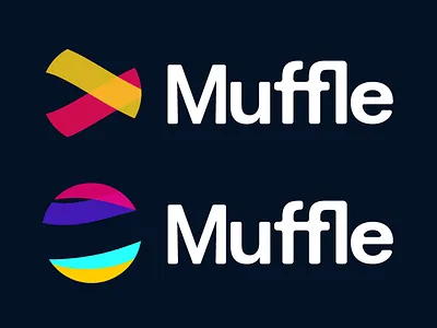 Dark branding exploration brand branding bright dark exploration logo minimal muffle playful wave