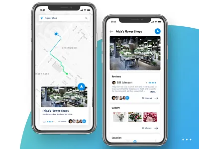 Navigation App Design app iphone map movie navigation pure ui ux x