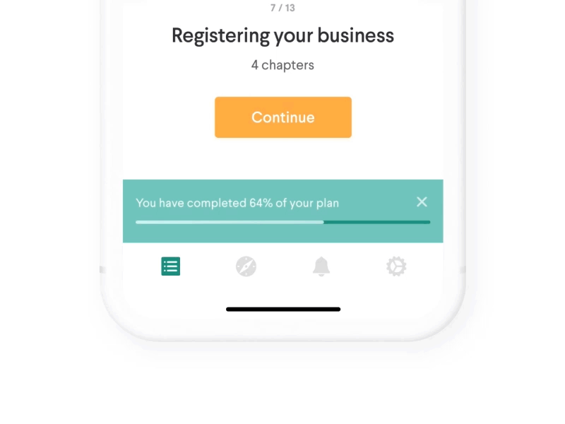 Launch animation app clean colorful colourful gif ios iphone x minimal mobile simple ui