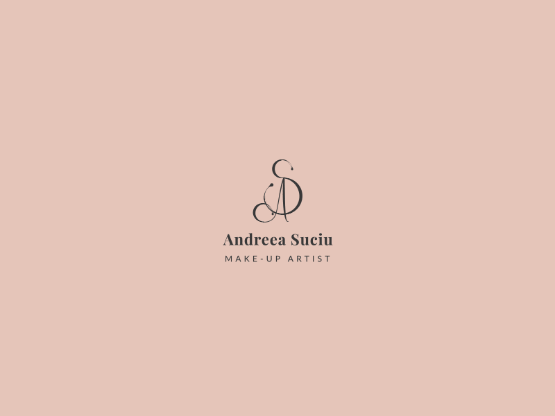 AS Logo animation artist as design drop logo make up motion paint