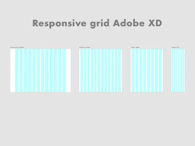 Responsive Grid Adobe XD adobe xd grid responsive grid responsive grid adobe xd ui design