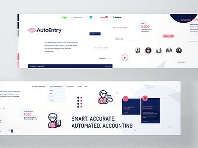 Stylescape for AutoEntry - Direction A accounting clean minimal panoramic style stylescape styletile tile