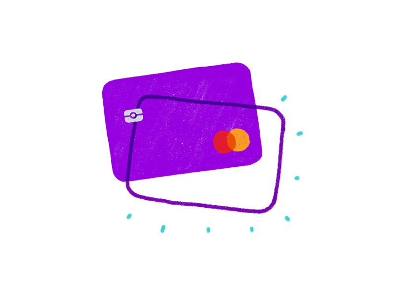Nubank Nudges Illustrations credit card delight design fintech illustration nubank nudges style ui