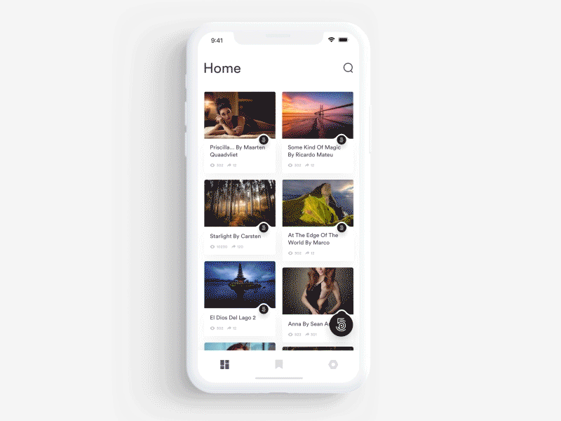Muzli Mobile App Concept app concept design inspiration iosdesign mobile muzli ui uidesing ux