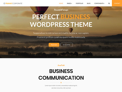 Franky - Multipurpose WordPress Theme acf bootstrap builder corporate html5 landing onepage parallax portfolio studio