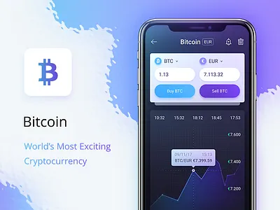 Bitcoin trading app app bitcnoin btc design iphone x svetlakov trading ui ux