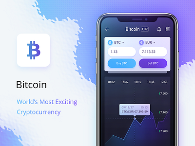 Bitcoin trading app app bitcnoin btc design iphone x svetlakov trading ui ux