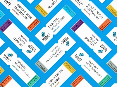 Sumato Labels branding coffee labels