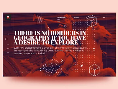 No Borders app architecture color facebook greece instagram italy memphis minimal statue ui ux