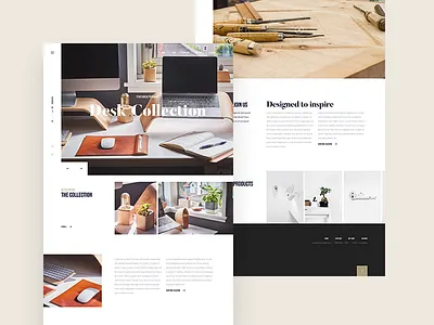 UI Kit Sneak Peek clean e commerce shop simple white