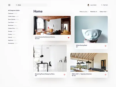 Search Results app card cards gradient ipad iphone results search web