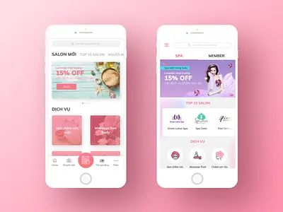 Spa IOS App Concept design mobile app spa ui