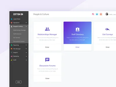 Business Operations Dashboard app business dashboard design forum icons operations product ui web
