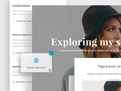 Page builder product ui web
