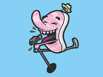 Beatsteak illustration t shirt