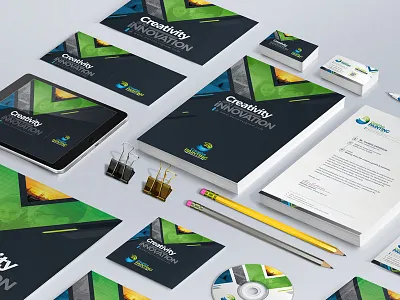 Creative Business Branding Stationery Identity Mega Bundle brand branding branding bundle branding design branding for office branding identity branding pack branding package bundle business branding business bundle business identity