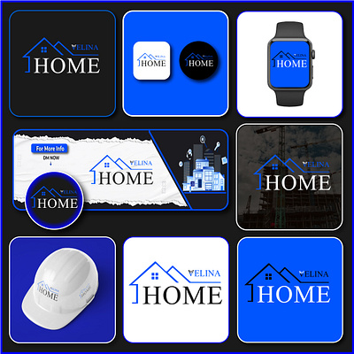 " Real Estate Logo Design" branding construction logo graphic design logo logo design motion graphics real estate logo ui
