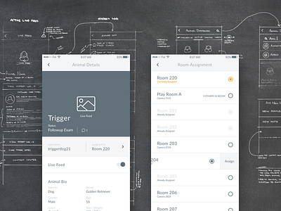 Camcare Blocking and Lo-Fi app blocking camcare concept crooz crooz media interface lo fidelity rough ui ux
