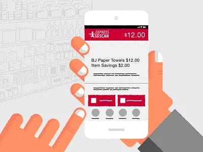 BJ's App Project 2d animation card credit explainer finance sumo video