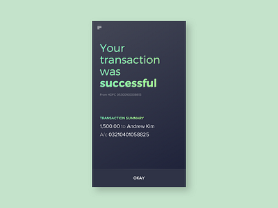 Money Transfer dark interaction interface khuzema minimal money security simplicity ui