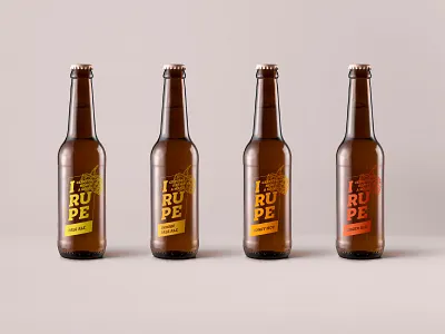 Brand identity for IRUPE / Handcrafted beer brand
