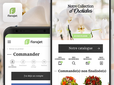Florajet app ui