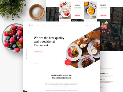 Rex website exploration ecommerce homepage interaction ios landing mobile page product restaurant shop ui ux website zihad