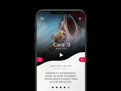Movie App Design Concept app clean design experience modern movie preview ui ux visibility