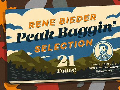My Fonts Specimen Images fonts hiking illustration my fonts specimen