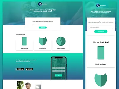 Remitnow.ae Landing Page code frontend landing page material ui