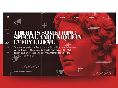 Something Special app architecture color facebook greece instagram italy memphis minimal statue ui ux