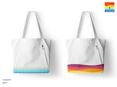 Beachbags | Explore Dobrogea bag beach colorful dobrogea explore labels romania tourism travel