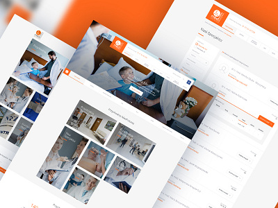 Medpolonia - screens colors design landing medicine page ui ux web website