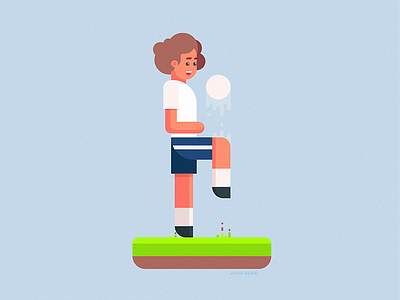 Player football game play soccer team