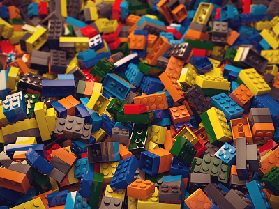 Legos 3d blocks c4d colorful legos