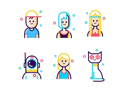 Concept Design character design colour drawing illustration istanbul line drawing line icon man porject style