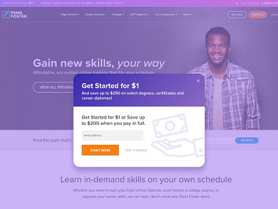 Exit Intent Popup chat cta exit intent modal pop up