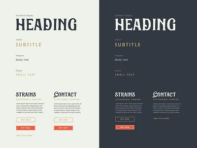 Black Cap Typography black brand cannabis cap farm identity lettering specimen type typography