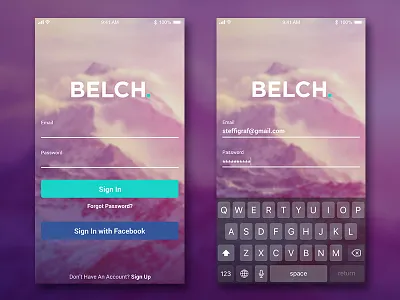 Mobile App Login Screen adobe xd app app login auth login mobile ui ux