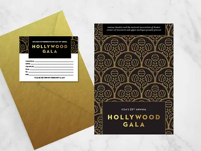 Non-Profit Gala Invitation Suite event event branding gala hollywood invitation invitations marketing milwaukee non profit not for profit rsvp wisconsin