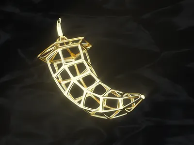 Golden pepper 3d c4d cg cg event cgi cinema 4d digital art logo octane visual x particles