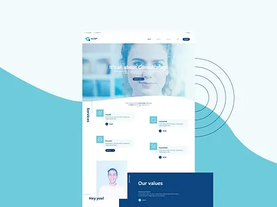 Consultancy Webpage consultancy homepage landing medical ui web webdesign website