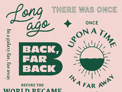 Beginnings beginnings illustration rose star sun time type