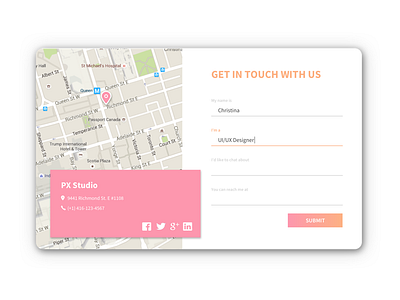 Daily UI #028 - Contact Us 028 contact us dailyui