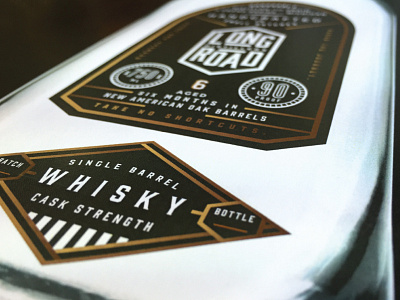 Long Road Packaging - Abandoned Concept - Whisky abandoned concept art direction craft spirits graphic design label long road distillers packaging design whisky